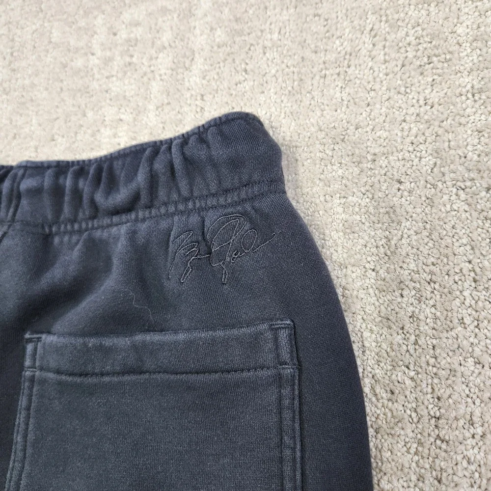Nike Jordan Pants Men XS Essential Heavy Cotton Fleece Joggers Black Training